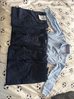 6 piece Bundle: 5 Chinos + 1 Long Sleeve Shirt